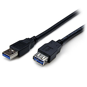 StarTech.com Câble d'extension USB 3.0 SuperSpeed de 2m - Rallonge USB A vers A - M/F - Noir, 2 m, USB A, USB A, USB 3.2 Gen 1 (3.1 Gen 1), 5 Gbit/s, StarTech.com Câble d'extension USB 3.0 SuperSpeed de 2m - Rallonge USB A vers A - M/F - Noir, 2 m, USB A, USB A, USB 3.2 Gen 1 (3.1 Gen 1), 5 Gbit/s,