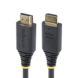 StarTech.com Câble HDMI Haut Débit de 30cm Certifié Premium, 4K 60Hz/1440p 144Hz, HDR10/HDCP 2.2/ARC, 18Gbps, Cordon HDMI 2.0 UHD pour TV/Moniteur/Aff StarTech.com Câble HDMI Haut Débit de 30cm Certifié Premium, 4K 60Hz/1440p 144Hz, HDR10/HDCP 2.2/ARC, 18Gbps, Cordon HDMI 2.0 UHD pour TV/Moniteur/Aff