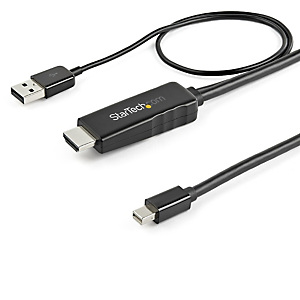 StarTech.com Câble HDMI vers Mini DisplayPort - 2 m - 4k 30 Hz - Adaptateur HDMI à mDP, 2 m, HDMI Type A (Standard), Mini DisplayPort, Mâle, Mâle, Dro StarTech.com Câble HDMI vers Mini DisplayPort - 2 m - 4k 30 Hz - Adaptateur HDMI à mDP, 2 m, HDMI Type A (Standard), Mini DisplayPort, Mâle, Mâle, Dro