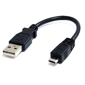 StarTech.com Câble Micro USB 15 cm - A vers Micro B - USB 2.0 - Noir, 0,1524 m, USB A, Micro-USB B, Mâle/Mâle, 0,48 Gbit/s, Noir UUSBHAUB6IN StarTech.com Câble Micro USB 15 cm - A vers Micro B - USB 2.0 - Noir, 0,1524 m, USB A, Micro-USB B, Mâle/Mâle, 0,48 Gbit/s, Noir UUSBHAUB6IN