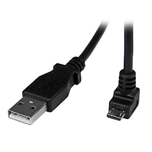 StarTech.com Câble Micro USB 2 m - A vers Micro B coudé 90° vers le bas, 2 m, USB A, Micro-USB B, USB 2.0, 0,48 Gbit/s, Noir USBAUB2MD StarTech.com Câble Micro USB 2 m - A vers Micro B coudé 90° vers le bas, 2 m, USB A, Micro-USB B, USB 2.0, 0,48 Gbit/s, Noir USBAUB2MD