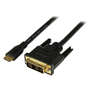StarTech.com Câble Mini HDMI vers DVI de 2m - Câble DVI-D vers HDMI (1920x1200p) - Mini HDMI Mâle 19 Broches vers DVI-D Mâle - Câble Convertisseur pou StarTech.com Câble Mini HDMI vers DVI de 2m - Câble DVI-D vers HDMI (1920x1200p) - Mini HDMI Mâle 19 Broches vers DVI-D Mâle - Câble Convertisseur pou