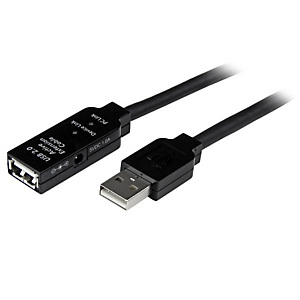 StarTech.com Câble Répéteur USB 10 m - Rallonge / Extension USB Actif - M/F, 10 m, USB A, USB A, USB 2.0, Mâle/Femelle, Noir USB2AAEXT10M StarTech.com Câble Répéteur USB 10 m - Rallonge / Extension USB Actif - M/F, 10 m, USB A, USB A, USB 2.0, Mâle/Femelle, Noir USB2AAEXT10M