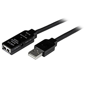 StarTech.com Câble Répéteur USB 15 m - Rallonge / Extension USB Actif - M/F, 15 m, USB A, USB A, USB 2.0, Mâle/Femelle, Noir USB2AAEXT15M StarTech.com Câble Répéteur USB 15 m - Rallonge / Extension USB Actif - M/F, 15 m, USB A, USB A, USB 2.0, Mâle/Femelle, Noir USB2AAEXT15M