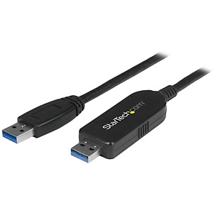StarTech.com Câble de Transfert de Données USB 3.0 pour Mac et Windows, 1,8m, 1,8 m, USB A, USB A, USB 3.2 Gen 1 (3.1 Gen 1), Mâle/Mâle, Noir USB3LINK StarTech.com Câble de Transfert de Données USB 3.0 pour Mac et Windows, 1,8m, 1,8 m, USB A, USB A, USB 3.2 Gen 1 (3.1 Gen 1), Mâle/Mâle, Noir USB3LINK