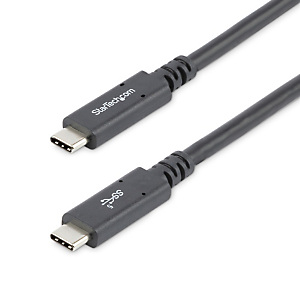 StarTech.com Câble USB-C de 1,8m, USB 5Gbps, 100W (5A) Power Delivery, Certifié Works with Chromebook, 4K 60Hz DP Alt Mode, Certifié USB-IF - Compatib StarTech.com Câble USB-C de 1,8m, USB 5Gbps, 100W (5A) Power Delivery, Certifié Works with Chromebook, 4K 60Hz DP Alt Mode, Certifié USB-IF - Compatib