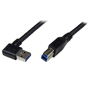 StarTech.com Câble USB 3.0 SuperSpeed A vers B coudé à angle droit 1 m - M/M - Noir, 1 m, USB A, Micro-USB B, USB 3.2 Gen 1 (3.1 Gen 1), Mâle/Mâle, No StarTech.com Câble USB 3.0 SuperSpeed A vers B coudé à angle droit 1 m - M/M - Noir, 1 m, USB A, Micro-USB B, USB 3.2 Gen 1 (3.1 Gen 1), Mâle/Mâle, No