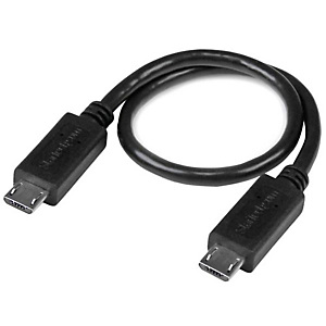 StarTech.com Câble USB OTG Micro USB vers Micro USB de 20 cm - M/M, 0,203 m, Micro-USB B, Micro-USB B, Noir UUUSBOTG8IN StarTech.com Câble USB OTG Micro USB vers Micro USB de 20 cm - M/M, 0,203 m, Micro-USB B, Micro-USB B, Noir UUUSBOTG8IN