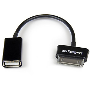 StarTech.com Câble USB OTG Samsung Galaxy Tab - Adaptateur OTG USB Type A femelle - 1 mètre, Noir, Samsung 30p, USB A, 0,1524 m, Mâle, Femelle SDCOTG StarTech.com Câble USB OTG Samsung Galaxy Tab - Adaptateur OTG USB Type A femelle - 1 mètre, Noir, Samsung 30p, USB A, 0,1524 m, Mâle, Femelle SDCOTG
