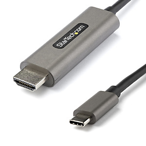 StarTech.com Câble USB C vers HDMI 4K 60Hz HDR10 1m - Câble Adaptateur Vidéo Ultra HD USB Type-C vers HDMI 4K 2.0b - Convertisseur Graphique USB-C ver StarTech.com Câble USB C vers HDMI 4K 60Hz HDR10 1m - Câble Adaptateur Vidéo Ultra HD USB Type-C vers HDMI 4K 2.0b - Convertisseur Graphique USB-C ver