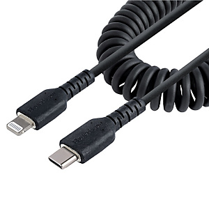 StarTech.com Câble USB-C vers Lightning de 1m - Adaptateur USB C vers Lightning Noir Certifié Mfi, Gaine Durable en TPE - Câble USB Type-C vers Lightn StarTech.com Câble USB-C vers Lightning de 1m - Adaptateur USB C vers Lightning Noir Certifié Mfi, Gaine Durable en TPE - Câble USB Type-C vers Lightn