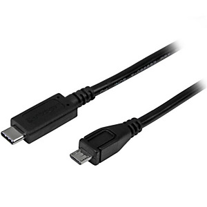 StarTech.com Câble USB-C vers Micro USB-B de 1m, Câble de Transfert de Données, USB 2.0, USB C vers Micro-B, 1 m, USB C, Micro-USB B, USB 2.0, Mâle/Mâ StarTech.com Câble USB-C vers Micro USB-B de 1m, Câble de Transfert de Données, USB 2.0, USB C vers Micro-B, 1 m, USB C, Micro-USB B, USB 2.0, Mâle/Mâ