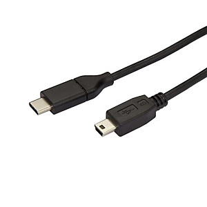 StarTech.com Câble USB-C vers Mini-USB de 2m, Câble de Transfert de Données, USB 2.0, USB-C, 2 m, USB C, Mini-USB B, USB 2.0, 0,48 Gbit/s, Noir USB2CM StarTech.com Câble USB-C vers Mini-USB de 2m, Câble de Transfert de Données, USB 2.0, USB-C, 2 m, USB C, Mini-USB B, USB 2.0, 0,48 Gbit/s, Noir USB2CM