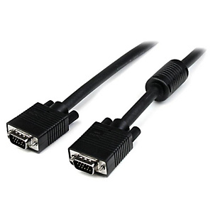 StarTech.com Câble vidéo VGA coaxial pour écran haute résolution de 2 m - HD15 vers HD15 M/M, 2 m, VGA (D-Sub), VGA (D-Sub), Mâle, Mâle, Noir MXTMMHQ2 StarTech.com Câble vidéo VGA coaxial pour écran haute résolution de 2 m - HD15 vers HD15 M/M, 2 m, VGA (D-Sub), VGA (D-Sub), Mâle, Mâle, Noir MXTMMHQ2