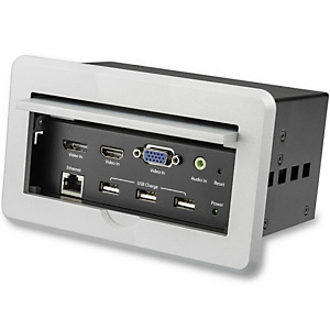 StarTech.com Boîtier de connexion pour table de réunion avec entrées DisplayPort, HDMI et VGA, 3840 x 2160 pixels, 1280 x 720 (HD 720), 1920 x 1080 (H StarTech.com Boîtier de connexion pour table de réunion avec entrées DisplayPort, HDMI et VGA, 3840 x 2160 pixels, 1280 x 720 (HD 720), 1920 x 1080 (H