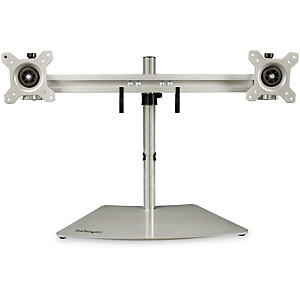 StarTech.com Bras pour écran PC double affichage à fixation horizontale - Aluminium, Autonome, 8 kg, 61 cm (24'), 100 x 100 mm, Réglage de la hauteur, StarTech.com Bras pour écran PC double affichage à fixation horizontale - Aluminium, Autonome, 8 kg, 61 cm (24'), 100 x 100 mm, Réglage de la hauteur,