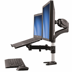 STARTECH .com Brazo para un Monitor - Base para Ordenador Portátil con Ajuste de Altura de un Toque, Abrazadera, 8 kg, 38,1 cm (15''), 68,6 cm (27''), 100 x 100 mm, Aluminio, Negro ARMUNONB STARTECH .com Brazo para un Monitor - Base para Ordenador Portátil con Ajuste de Altura de un Toque, Abrazadera, 8 kg, 38,1 cm (15''), 68,6 cm (27''), 100 x 100 mm, Aluminio, Negro ARMUNONB
