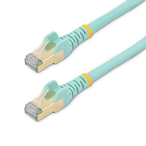 STARTECH .com Cable de 0,5m de Red Ethernet RJ45 Cat6a Blindado STP - Cable sin Enganche Snagless - Aguamarina, 0,5 m, Cat6a, U/FTP (STP), RJ-45, RJ-45, Turquesa 6ASPAT50CMAQ STARTECH .com Cable de 0,5m de Red Ethernet RJ45 Cat6a Blindado STP - Cable sin Enganche Snagless - Aguamarina, 0,5 m, Cat6a, U/FTP (STP), RJ-45, RJ-45, Turquesa 6ASPAT50CMAQ