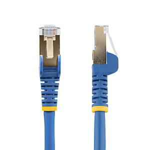 STARTECH .com Cable de 1,5m de Red Ethernet Cat6a Azul sin Enganches con Alambre de Cobre, 1,5 m, Cat6a, U/FTP (STP), RJ-45, RJ-45, Azul 6ASPAT150CMBL STARTECH .com Cable de 1,5m de Red Ethernet Cat6a Azul sin Enganches con Alambre de Cobre, 1,5 m, Cat6a, U/FTP (STP), RJ-45, RJ-45, Azul 6ASPAT150CMBL