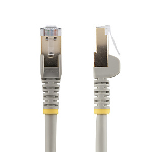 STARTECH .com Cable de 1,5m de Red Ethernet Cat6a Gris sin Enganches con Alambre de Cobre, 1,5 m, Cat6a, U/FTP (STP), RJ-45, RJ-45, Gris 6ASPAT150CMGR STARTECH .com Cable de 1,5m de Red Ethernet Cat6a Gris sin Enganches con Alambre de Cobre, 1,5 m, Cat6a, U/FTP (STP), RJ-45, RJ-45, Gris 6ASPAT150CMGR