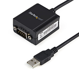 STARTECH .com Cable 1,8m USB a Puerto Serie Serial RS232 DB9 con Retención del Puerto de Asignación COM, DB-9, USB 2.0 A, 0,2 m, Negro ICUSB2321F STARTECH .com Cable 1,8m USB a Puerto Serie Serial RS232 DB9 con Retención del Puerto de Asignación COM, DB-9, USB 2.0 A, 0,2 m, Negro ICUSB2321F