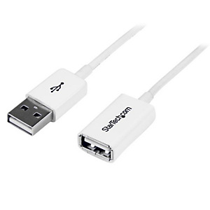STARTECH .com Cable de 1m de Extensión Alargador USB 2.0 - Macho a Hembra USB A - Extensor - Blanco, 1 m, USB A, USB A, USB 2.0, 480 Mbit/s, Blanco USBEXTPAA1MW STARTECH .com Cable de 1m de Extensión Alargador USB 2.0 - Macho a Hembra USB A - Extensor - Blanco, 1 m, USB A, USB A, USB 2.0, 480 Mbit/s, Blanco USBEXTPAA1MW