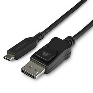 STARTECH .com Cable de 1m USB-C a DisplayPort 1.4 - Convertidor Adaptador de Vídeo USB Tipo C 8K/5K/4K - HBR3/HDR/DSC - Cable Conversor para Monitor DP de 8K 60Hz - USB-C/Thunderbolt 3, 1 m, DisplayPort, USB Tipo C, Macho, Macho, Derecho CDP2DP141MB STARTECH .com Cable de 1m USB-C a DisplayPort 1.4 - Convertidor Adaptador de Vídeo USB Tipo C 8K/5K/4K - HBR3/HDR/DSC - Cable Conversor para Monitor DP de 8K 60Hz - USB-C/Thunderbolt 3, 1 m, DisplayPort, USB Tipo C, Macho, Macho, Derecho CDP2DP141MB