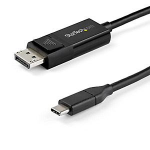 STARTECH .com Cable de 1m USB-C a DisplayPort 1.4 - Convertidor Bidireccional Adaptador de Vídeo USB Tipo C - HBR3/HDR/DSC - Cable Conversor para Monitor DP 8K 60Hz - Thunderbolt 3, 1 m, USB Tipo C, DisplayPort, Macho, Macho, Derecho CDP2DP141MBD STARTECH .com Cable de 1m USB-C a DisplayPort 1.4 - Convertidor Bidireccional Adaptador de Vídeo USB Tipo C - HBR3/HDR/DSC - Cable Conversor para Monitor DP 8K 60Hz - Thunderbolt 3, 1 m, USB Tipo C, DisplayPort, Macho, Macho, Derecho CDP2DP141MBD