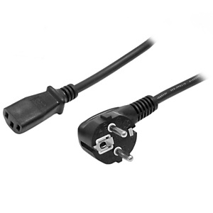 STARTECH .com Cable de 2m de Alimentación para Ordenador, 18AWG, EU Schuko a C13, 10A 250V, Negro, Cable de Repuesto, Cable de Corriente para PC, Cable para Monitor, UL, Cable para Europa, 1,8 m, CEE7/7, C13 acoplador, SVT, 250 V, 10 A PXT101EUR STARTECH .com Cable de 2m de Alimentación para Ordenador, 18AWG, EU Schuko a C13, 10A 250V, Negro, Cable de Repuesto, Cable de Corriente para PC, Cable para Monitor, UL, Cable para Europa, 1,8 m, CEE7/7, C13 acoplador, SVT, 250 V, 10 A PXT101EUR