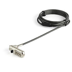 STARTECH .com Cable de 2m de Seguridad para Ordenador Portátil - con Candado - para Ranura Nano - de Combinación, 2 m, Kensington, Cerradura con combinación, Negro, Acero inoxidable LTLOCKNANO STARTECH .com Cable de 2m de Seguridad para Ordenador Portátil - con Candado - para Ranura Nano - de Combinación, 2 m, Kensington, Cerradura con combinación, Negro, Acero inoxidable LTLOCKNANO