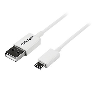 STARTECH .com Cable Adaptador 1m USB A Macho a Micro USB B Macho para Teléfono Móvil Smartphone - Blanco, 1 m, USB A, Micro-USB B, USB 2.0, Macho/Macho, Blanco USBPAUB1MW STARTECH .com Cable Adaptador 1m USB A Macho a Micro USB B Macho para Teléfono Móvil Smartphone - Blanco, 1 m, USB A, Micro-USB B, USB 2.0, Macho/Macho, Blanco USBPAUB1MW