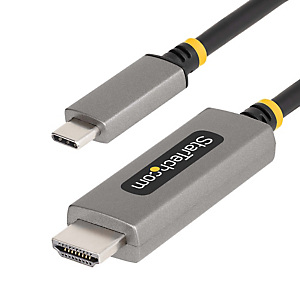 STARTECH .com Cable Adaptador de 2m USB-C a HDMI - 8K 60Hz - 4K 144Hz - HDR10 - Cable Conversor de Vídeo USB tipo C a HDMI 2.1 - Modo Alt DP - Compatible con USB4/Thunderbolt 3/4, 2 m, USB Tipo C, HDMI tipo A (Estándar), Macho, Macho, Derecho 135B-USBC-HD STARTECH .com Cable Adaptador de 2m USB-C a HDMI - 8K 60Hz - 4K 144Hz - HDR10 - Cable Conversor de Vídeo USB tipo C a HDMI 2.1 - Modo Alt DP - Compatible con USB4/Thunderbolt 3/4, 2 m, USB Tipo C, HDMI tipo A (Estándar), Macho, Macho, Derecho 135B-USBC-HD