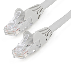 STARTECH .com Cable Ethernet CAT6 de 2m - LSZH - Cable de Red de 10 Gigabits de 650MHz y PoE de 100W UTP sin Enganches (Snagless) con Alivio de Tensión - Gris - CAT 6 - ETL, 2 m, Cat6, U/UTP (UTP), RJ-45, RJ-45, Gris N6LPATCH2MGR STARTECH .com Cable Ethernet CAT6 de 2m - LSZH - Cable de Red de 10 Gigabits de 650MHz y PoE de 100W UTP sin Enganches (Snagless) con Alivio de Tensión - Gris - CAT 6 - ETL, 2 m, Cat6, U/UTP (UTP), RJ-45, RJ-45, Gris N6LPATCH2MGR