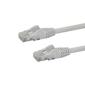 STARTECH .com Cable de Red de 0,5m Blanco Cat6 UTP Ethernet Gigabit RJ45 sin Enganches, 0,5 m, Cat6, U/UTP (UTP), RJ-45, RJ-45, Blanco N6PATC50CMWH STARTECH .com Cable de Red de 0,5m Blanco Cat6 UTP Ethernet Gigabit RJ45 sin Enganches, 0,5 m, Cat6, U/UTP (UTP), RJ-45, RJ-45, Blanco N6PATC50CMWH