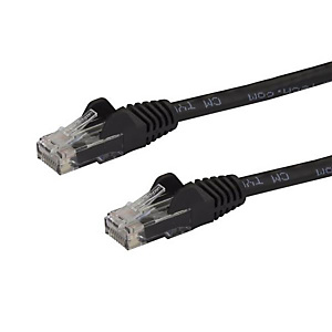 STARTECH .com Cable de Red Ethernet Snagless Sin Enganches Cat 6 Cat6 Gigabit 1m - Negro, 1 m, Cat6, U/UTP (UTP), RJ-45, RJ-45, Negro N6PATC1MBK STARTECH .com Cable de Red Ethernet Snagless Sin Enganches Cat 6 Cat6 Gigabit 1m - Negro, 1 m, Cat6, U/UTP (UTP), RJ-45, RJ-45, Negro N6PATC1MBK