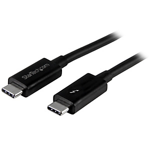 STARTECH .com Cable Thunderbolt 3 Pasivo de 1m - 20Gbps - PD 100W - Vídeo 4K - Cable Thunderbolt - Certificado Thunderbolt - Compatible con USB4 / Modo Alt DP - Thunderbolt 4 - USB 3.2 - USB-C, Masculino, Masculino, 1 m, Negro, Níquel, 20 Gbit/s TBLT3MM1M STARTECH .com Cable Thunderbolt 3 Pasivo de 1m - 20Gbps - PD 100W - Vídeo 4K - Cable Thunderbolt - Certificado Thunderbolt - Compatible con USB4 / Modo Alt DP - Thunderbolt 4 - USB 3.2 - USB-C, Masculino, Masculino, 1 m, Negro, Níquel, 20 Gbit/s TBLT3MM1M