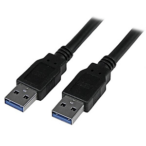 STARTECH .com Cable USB 3.0 - A a A - Macho a Macho - de 3m, 3 m, USB A, USB A, USB 3.2 Gen 1 (3.1 Gen 1), Macho/Macho, Negro USB3SAA3MBK STARTECH .com Cable USB 3.0 - A a A - Macho a Macho - de 3m, 3 m, USB A, USB A, USB 3.2 Gen 1 (3.1 Gen 1), Macho/Macho, Negro USB3SAA3MBK