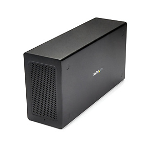 STARTECH .com Caja Chasis de Expansión Thunderbolt 3 a PCI Express con DisplayPort - PCI-E x16 - PCIe de 16 Hilos, Alámbrico, Thunderbolt 3, Negro, 40 Gbit/s, Poder, Aluminio, Acero TB31PCIEX16 STARTECH .com Caja Chasis de Expansión Thunderbolt 3 a PCI Express con DisplayPort - PCI-E x16 - PCIe de 16 Hilos, Alámbrico, Thunderbolt 3, Negro, 40 Gbit/s, Poder, Aluminio, Acero TB31PCIEX16