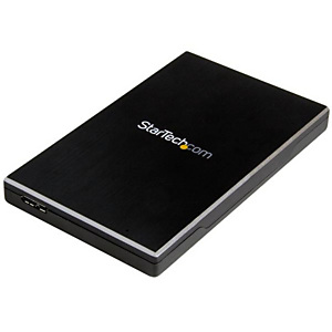 STARTECH .com Caja USB 3.1 Gen 2 de 1 bahía de 2,5 pulgadas SATA III, Carcasa de disco duro/SSD, 2.5', SATA, 10 Gbit/s, Conexión USB, Negro S251BMU313 STARTECH .com Caja USB 3.1 Gen 2 de 1 bahía de 2,5 pulgadas SATA III, Carcasa de disco duro/SSD, 2.5', SATA, 10 Gbit/s, Conexión USB, Negro S251BMU313