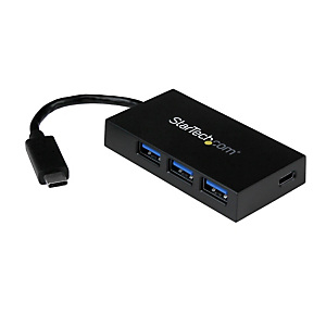 STARTECH .com Concentrador USB 3.0 (5Gbps) de 4 Puertos - USB-C a 1x USB-C y 3x USB-A, USB 3.2 Gen 1 (3.1 Gen 1) Type-C, USB 3.2 Gen 1 (3.1 Gen 1) Type-A, 5000 Mbit/s, Negro, Plástico, CE, FCC, RoHS HB30C3A1CFB STARTECH .com Concentrador USB 3.0 (5Gbps) de 4 Puertos - USB-C a 1x USB-C y 3x USB-A, USB 3.2 Gen 1 (3.1 Gen 1) Type-C, USB 3.2 Gen 1 (3.1 Gen 1) Type-A, 5000 Mbit/s, Negro, Plástico, CE, FCC, RoHS HB30C3A1CFB