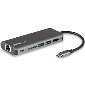 STARTECH .com Docking Station para Ordenadores Portátiles USB-C - Replicador de Puertos USB Tipo C HDMI Red Ethernet Lector SD - con PD - - USB TipoC/Thunderbolt 3 - REEMPLAZADO POR DKT30CHSDPD1, Alámbrico, USB 3.2 Gen 1 (3.1 Gen 1) Type-C, 10,100,1000 Mb STARTECH .com Docking Station para Ordenadores Portátiles USB-C - Replicador de Puertos USB Tipo C HDMI Red Ethernet Lector SD - con PD - - USB TipoC/Thunderbolt 3 - REEMPLAZADO POR DKT30CHSDPD1, Alámbrico, USB 3.2 Gen 1 (3.1 Gen 1) Type-C, 10,100,1000 Mb