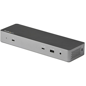 STARTECH .com Docking Station Thunderbolt 3 Compatible con USB-C - para 2 Monitores 4K 60Hz DisplayPort 1.4 o 2 Monitores HDMI - para Un Monitor 8K - Dock TB3 USB Tipo C para Portátil - PD 96W y 5x USB - 10Gbps, Alámbrico, Thunderbolt 3, 96 W, 3,5 mm, Neg STARTECH .com Docking Station Thunderbolt 3 Compatible con USB-C - para 2 Monitores 4K 60Hz DisplayPort 1.4 o 2 Monitores HDMI - para Un Monitor 8K - Dock TB3 USB Tipo C para Portátil - PD 96W y 5x USB - 10Gbps, Alámbrico, Thunderbolt 3, 96 W, 3,5 mm, Neg
