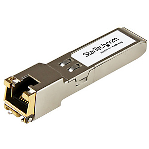 STARTECH .com Módulo Transceptor SFP+ Compatible con el Modelo AR-SFP-10G-T de Arista Networks - 10GBASE-T - SFP+ a RJ45 Cat6 / Cat5e - SFP+ Ethernet Gigabit de 10Gb - RJ45 - 30m, Cobre, 10000 Mbit/s, SFP+, 30 m, IEEE 802.3, Completo AR-SFP-10G-T-ST STARTECH .com Módulo Transceptor SFP+ Compatible con el Modelo AR-SFP-10G-T de Arista Networks - 10GBASE-T - SFP+ a RJ45 Cat6 / Cat5e - SFP+ Ethernet Gigabit de 10Gb - RJ45 - 30m, Cobre, 10000 Mbit/s, SFP+, 30 m, IEEE 802.3, Completo AR-SFP-10G-T-ST