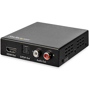 STARTECH .com Extractor de Audio HDMI con Soporte para 4K de 60Hz, Negro, 4096 x 2160 Pixeles, 1280 x 720,1920 x 1080,1920 x 1200,3840 x 2160,4096 x 2160, 60 Hz, 5.1 canales, HDMI HD202A STARTECH .com Extractor de Audio HDMI con Soporte para 4K de 60Hz, Negro, 4096 x 2160 Pixeles, 1280 x 720,1920 x 1080,1920 x 1200,3840 x 2160,4096 x 2160, 60 Hz, 5.1 canales, HDMI HD202A