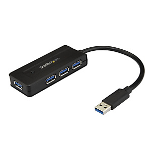 STARTECH .com Hub Concentrador Portátil USB 3.0 SuperSpeed de 4 Puertos de 5Gbps con Carga Rápida - Ladrón USB 3.2 Gen 1 Tipo A - Alimentado por el Bus USB o Autoalimentado - Negro, USB 3.2 Gen 1 (3.1 Gen 1) Type-A, USB 3.2 Gen 1 (3.1 Gen 1) Type-A, 5000 STARTECH .com Hub Concentrador Portátil USB 3.0 SuperSpeed de 4 Puertos de 5Gbps con Carga Rápida - Ladrón USB 3.2 Gen 1 Tipo A - Alimentado por el Bus USB o Autoalimentado - Negro, USB 3.2 Gen 1 (3.1 Gen 1) Type-A, USB 3.2 Gen 1 (3.1 Gen 1) Type-A, 5000