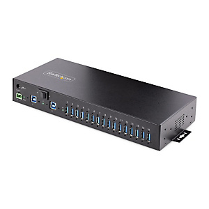 STARTECH .com Hub Ladrón USB 3.0 5Gb de 16 Puertos Industrial - Metal - Montaje en Rack/Superficie/DIN - Carga Compartida USB 120W - ESD - Bloque de Terminales - Switch de 2 Hosts, USB 3.2 Gen 1 (3.1 Gen 1) Type-B, USB 3.2 Gen 1 (3.1 Gen 1) Type-A, 5000 M STARTECH .com Hub Ladrón USB 3.0 5Gb de 16 Puertos Industrial - Metal - Montaje en Rack/Superficie/DIN - Carga Compartida USB 120W - ESD - Bloque de Terminales - Switch de 2 Hosts, USB 3.2 Gen 1 (3.1 Gen 1) Type-B, USB 3.2 Gen 1 (3.1 Gen 1) Type-A, 5000 M