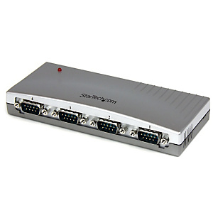 StarTech.com Hub série RS232 à 4 ports - Adaptateur USB vers 4x DB9 RS232 alimenté par bus, USB, Série, Argent, Plastique, CE, FCC, RoHS, 1 W ICUSB232 StarTech.com Hub série RS232 à 4 ports - Adaptateur USB vers 4x DB9 RS232 alimenté par bus, USB, Série, Argent, Plastique, CE, FCC, RoHS, 1 W ICUSB232