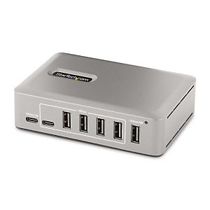StarTech.com Hub USB-C à 10 Ports - 8x USB-A et 2x USB-C - Hub USB Type-C Auto-Alimenté avec Bloc d'Alimentation 65W - USB 3.1 10Gbps - Hub USB avec c StarTech.com Hub USB-C à 10 Ports - 8x USB-A et 2x USB-C - Hub USB Type-C Auto-Alimenté avec Bloc d'Alimentation 65W - USB 3.1 10Gbps - Hub USB avec c