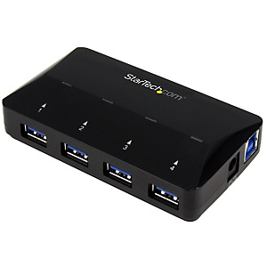 StarTech.com Hub USB 3.0 à 4 ports plus port dédié à la charge de 2,4 A - 5Gbps, USB 3.2 Gen 1 (3.1 Gen 1) Type-B, USB 3.2 Gen 1 (3.1 Gen 1) Type-A, 5 StarTech.com Hub USB 3.0 à 4 ports plus port dédié à la charge de 2,4 A - 5Gbps, USB 3.2 Gen 1 (3.1 Gen 1) Type-B, USB 3.2 Gen 1 (3.1 Gen 1) Type-A, 5