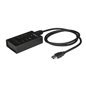 StarTech.com Hub USB 3.0 4 Ports - USB-A vers 3x USB-A et 1x USB-C - Hub Commercial USB en Métal- SuperSpeed USB 3.2 Gen 1 (5Gbps) - Auto Alimenté - C StarTech.com Hub USB 3.0 4 Ports - USB-A vers 3x USB-A et 1x USB-C - Hub Commercial USB en Métal- SuperSpeed USB 3.2 Gen 1 (5Gbps) - Auto Alimenté - C